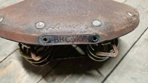 Vintage brooks leather saddle - brooks,