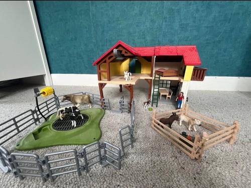 Schleich large farmhouse with - large,