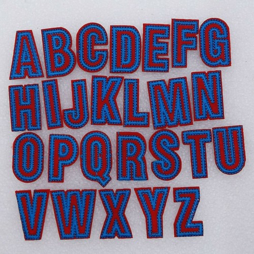 Pick letters iron sew - letters, or