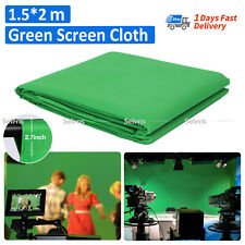 1.5*2M Green Screen Backdrop Muslin Cloth Background Fabric Photography Studio