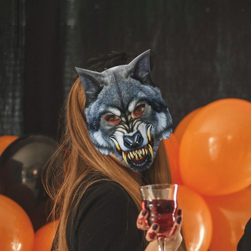 Scary wolf head cosplay - cosplay, for