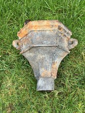 Cast iron rain hopper - cast,