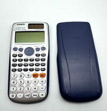 Casio fx-991ES Plus Calculator - Silver Blue - Solar - School High School Study