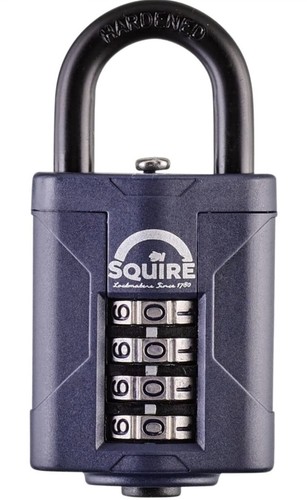 Squire combination padlock - combination,