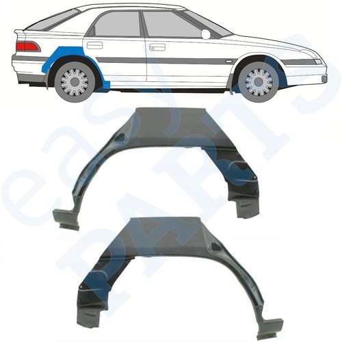 Mazda 323f 1989 1994 rear - mazda,