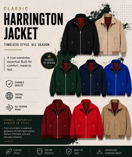 Harrington jacket colours - 8,