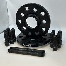 2x 15mm Black SPACE-R Wheel