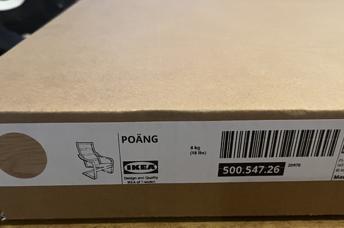 Ikea poang armchair frame oak - poang,