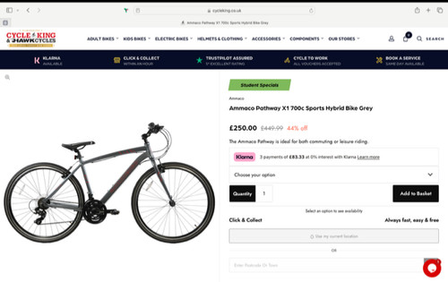 New ammaco pathway 700c 17 - new, x1
