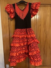 Girls Flamenco Dress Up Dress