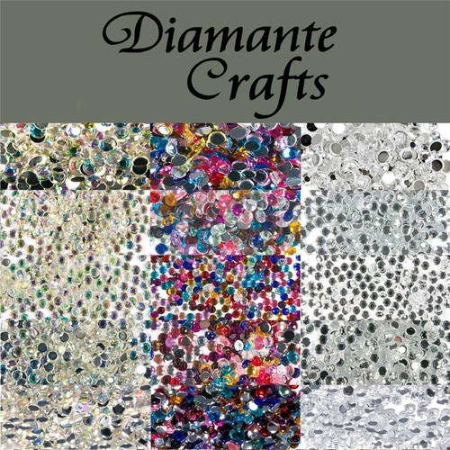1000 rhinestone diamante flat - rhinestone,