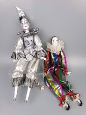 Venetian Pierrot Clown Dolls -