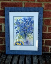 Purple Irises with Lemons