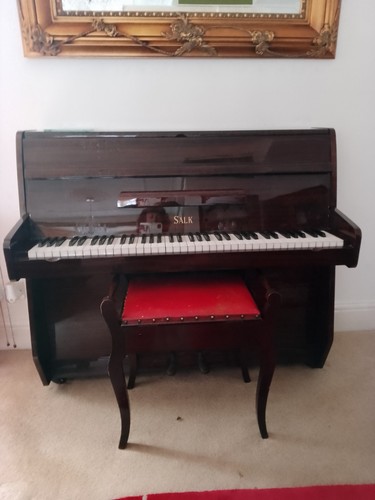 Salk vintage piano stool - &,