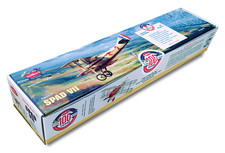 Guillow Spad VII WWI Laser-Cut Balsa Wood Scale Model Airplane Kit, 18"  GUI-102