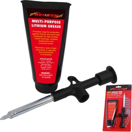 Neilsen mini grease gun with - grease,