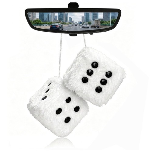 Abnaok pair fluffy dice - fluffy,