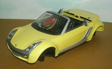 1/18 Scale Damaged Smart W452 Roadster (8") Diecast Junkyard Diorama Junk Car