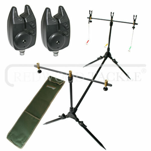 Carp fishing pod alarms with - carp,