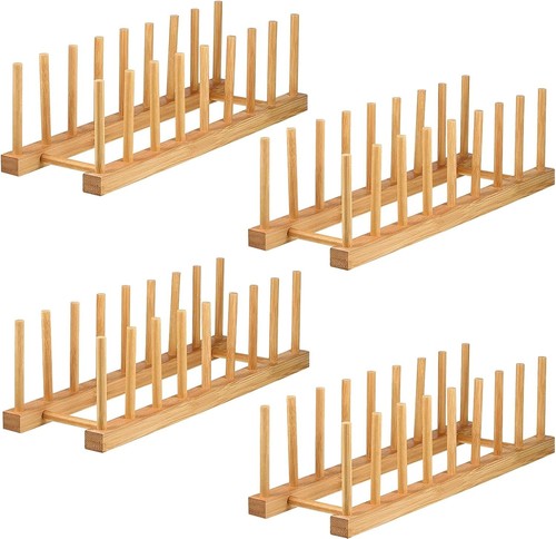 Bamboo wooden dish - wooden, rack