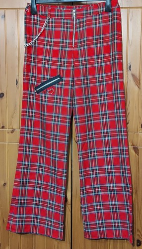 Tartan punk trousers yrs - 15,