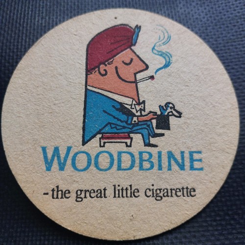 Woodbine cigarettes beer - beer, mat.