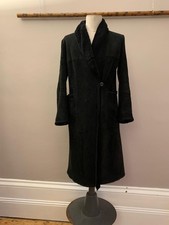 MAX MARA BLACK SUEDE AND
