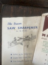 Fraser Saw Sharpener