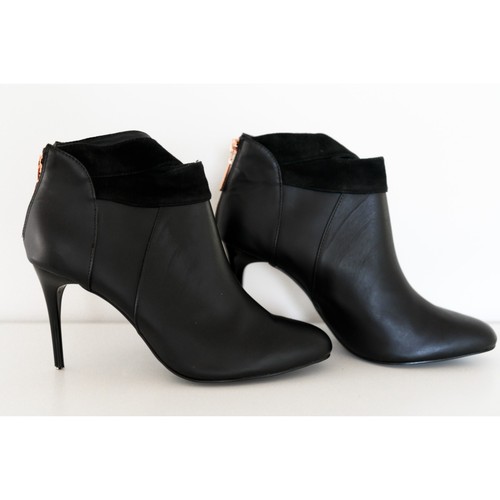 Ginger smart leather ankle - &,