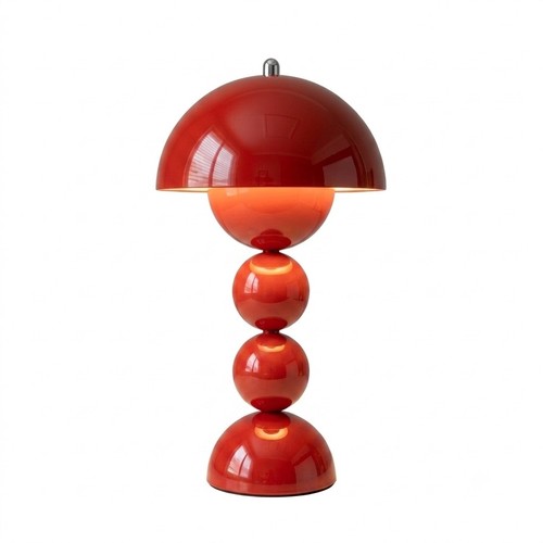 Modern wine red mushroom - red, table