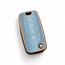 Remote Car Key Case for Jeep Renegade Compass 4 Button Remote Fob Protection