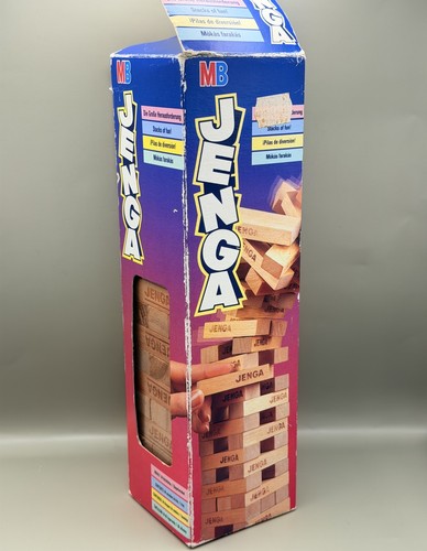 Vintage jenga wooden block - vintage,