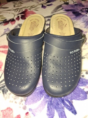 Ladies leather fly flot - ladies,