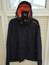 Mens XXL / 2XL Superdry Navy Blue And Orange Windcheater Jacket. Great Condition