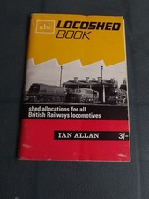 Ian Allan ABC Locoshed TMD Depot 1965 BR Steam Locos Book Unmarked