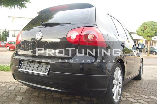 Golf rear bumper - v, spoiler
