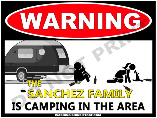 Personalized camping sign the - personalized,