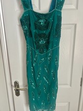 Stunning Dress Size 10 Heavily Beaded) Virgos lounge)