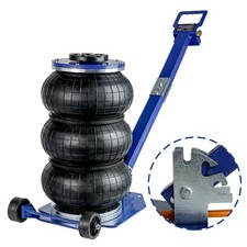 3 Ton/ 6600 lbs Triple Bag Air Jack Pneumatic Car Lifting Jack Adjustable Handle