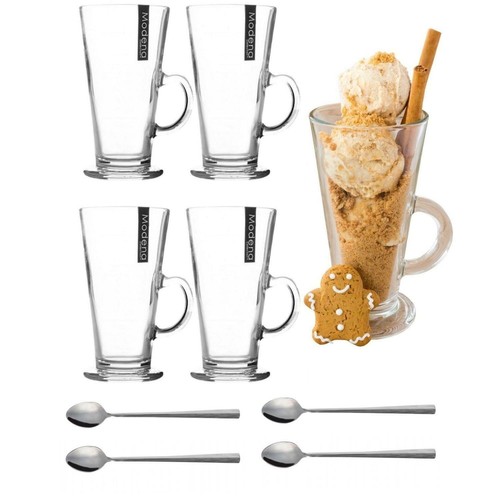 Latte glasses clear tall - glasses,