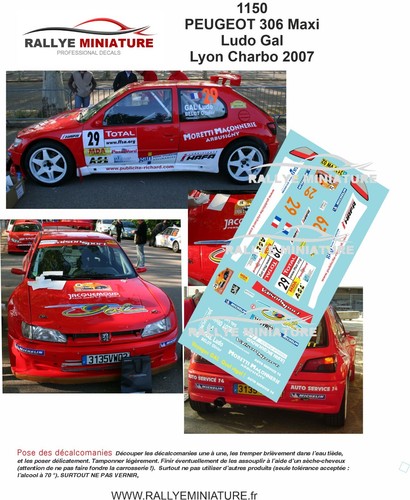 Decals ref 1150 peugeot - decals, 1/43
