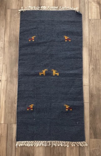 Vintage gabbeh rug 33x26 - vintage,