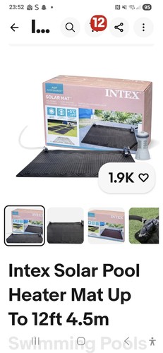 Intex solar pool heater - heater, up