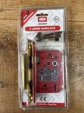 Union 3 Lever Sash Lock 3”