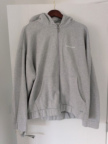 Grey oversized alphalete - alphalete, zipup