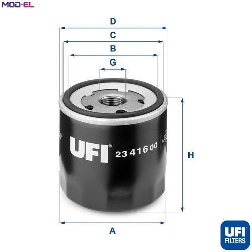 Oil filter 416 - filter, for