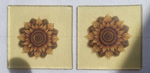 Stained glass sunflower - stained,