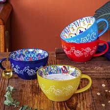 Ceramic Milk Cup Bohemian