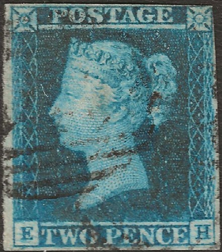 1849 two penny blue - gb,