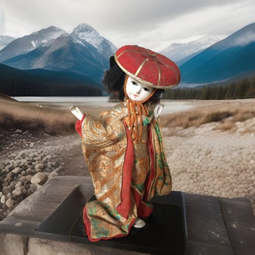 Original antique geisha - original,